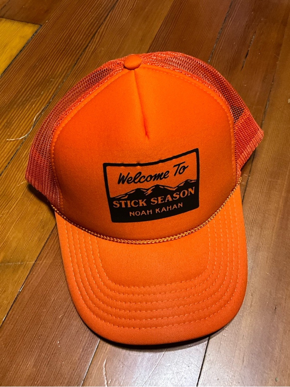 Noah Kahan Stick Season Orange Hat